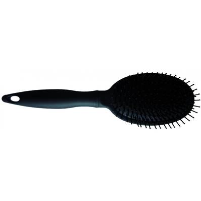 BROSSE OVALE CARBONE BAMBOU NOIRE YAHARI