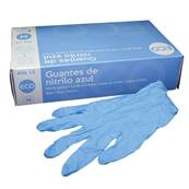 GANTS BLEUS EN NITRILE SANS POUDRE BOITE 100 UNITS