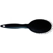 Brosse A Cheveux Ronde Carbone Bambou Noire Yahari 22x4cm