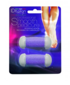 2 PICES DE RECHANGE TETE SMOOTH PEDICURE ID