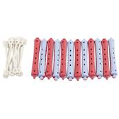 BIGOUDIS PLASTIQUE N°6 (DIAMÈTRE 11x91mm) 12 unités