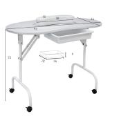 TABLE MANUCURE PLIANTE